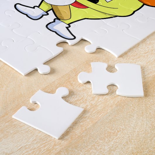 Apple as Painter with Paint Legpuzzel (Zijkant)