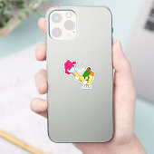 Apple as Painter with Paint Sticker (Telefoon)