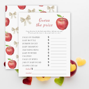 Apple baby shower - Prijs raad spel