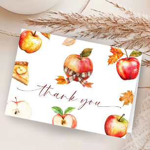 Apple Baby Shower Vouwkaart Bedankt