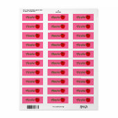  Apple Bakkerij Labels (Full Sheet)