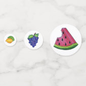 Apple Banana Lemon Limoen Grapes Berry Fruit Salad Confetti (Voorkanten)