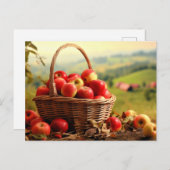 Apple Basket, herfst, Briefkaart (Voorkant / Achterkant)