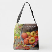 Apple Basket Serve with Gladness Crossbody Tas (Achterkant)