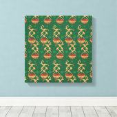 Apple Baskets IV Canvas Afdruk (Insitu (Houten vloer))