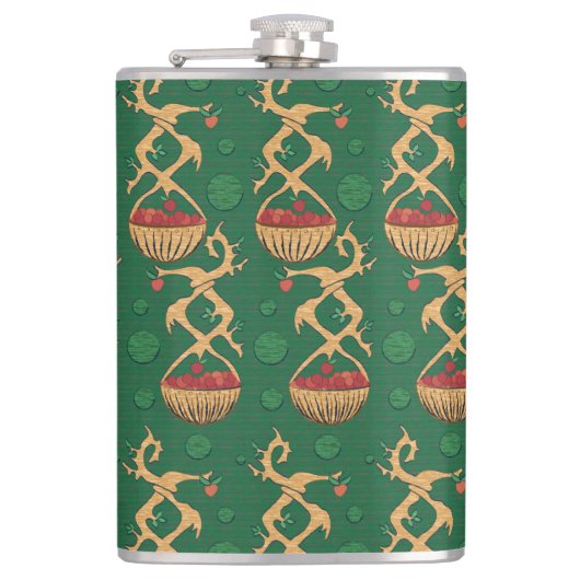 Apple Baskets IV Heupfles (Voorkant)