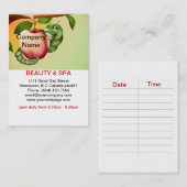 Apple Beauty Spa Salon Visitekaartje (Voorkant / Achterkant)