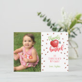 Apple bedankkaart met foto kaart (Staand voorkant)