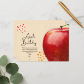 Apple Birthday Kaart