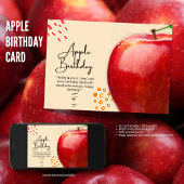 Apple Birthday Kaart