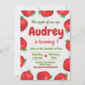 Apple Birthday Uitnodiging (Voorkant)