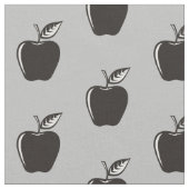 Apple Black Pattern Stof (Close Up)
