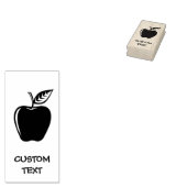 Apple Black Rubberstempel (Gestempeld)