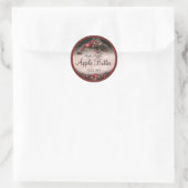 Apple bliklabel 2 ronde sticker (Tas)