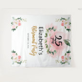 Apple Bloemen Leraar Pensioen Party Achtergrond Wandkleed (Voorkant (horizontaal))