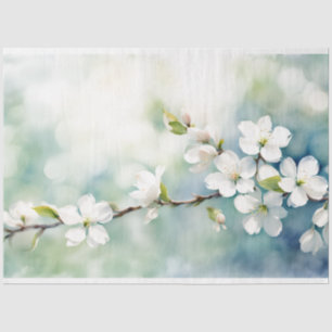 Apple Blossom Decoupage Tissue Paper Tissuepapier