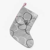 Apple Blossom Dream: Abstract Ornament Kleine Kerstsok (Voorkant (Hangend))