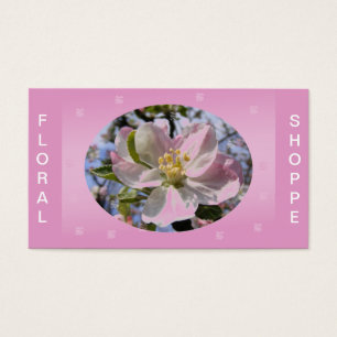 Apple Blossom Flower Visitekaartje