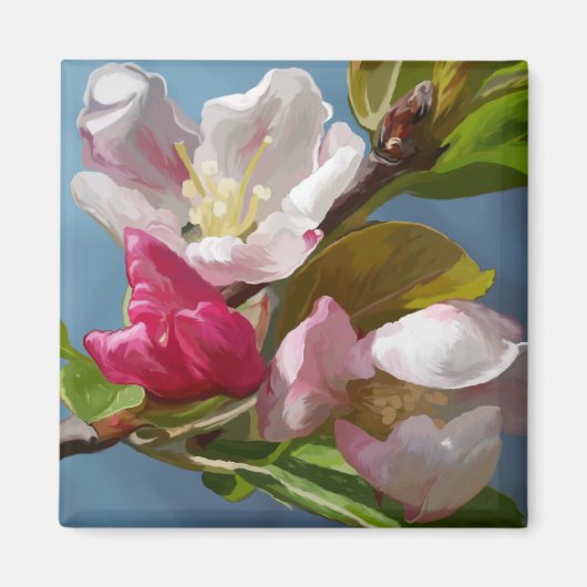 Apple Blossom Magnet Magneet (Voorkant)
