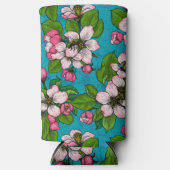 Apple blossom op turquoise (Voorkant)