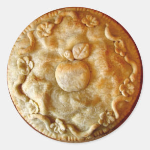 Apple Blossom Pie Ronde Sticker