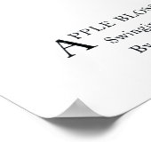 Apple Blossom Poster (Hoek)