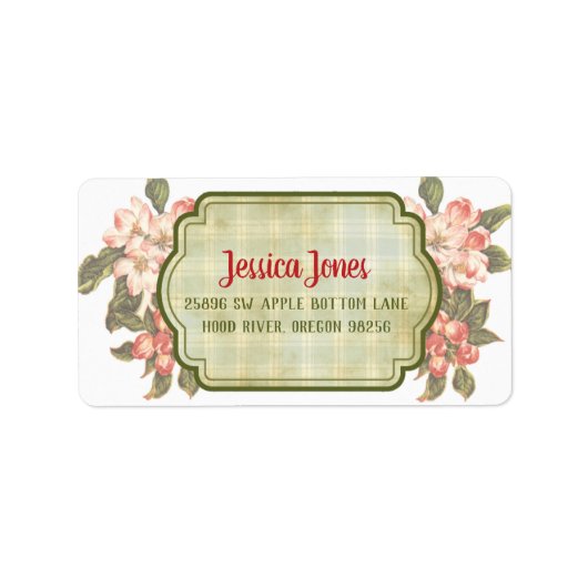 Apple Blossom & Pset | Made with Love Etiket (Voorkant)