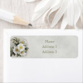 Apple Blossom Return-adreslabel Etiket (Insitu)