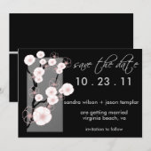 Apple Blossom Save the Date (Voorkant / Achterkant)