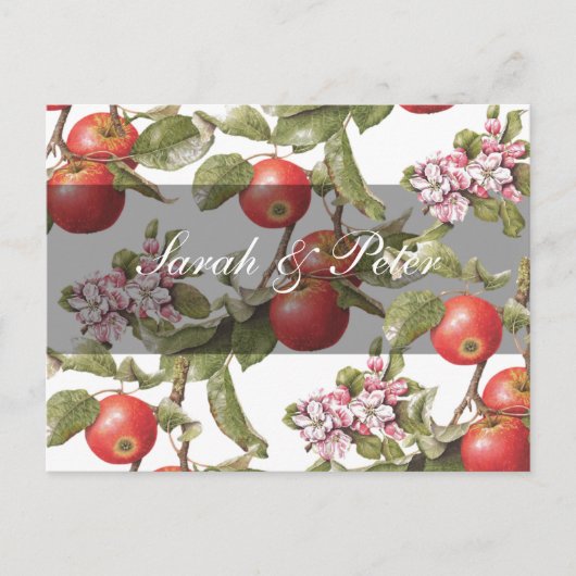  Apple Blossom Save-the-Date Aankondigingskaart (Voorkant)