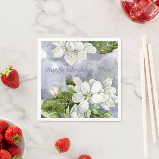 Apple blossom servetten (Insitu)