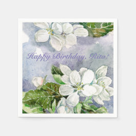 Apple blossom servetten