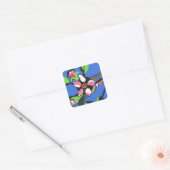 Apple Blossom Stickerr Vierkante Sticker (Envelop)