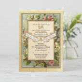  Apple Blossom, Tea Sined Typografie Kaart (Staand voorkant)