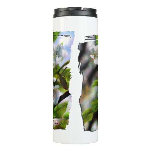 Apple Blossom Thermosbeker (Achterkant)