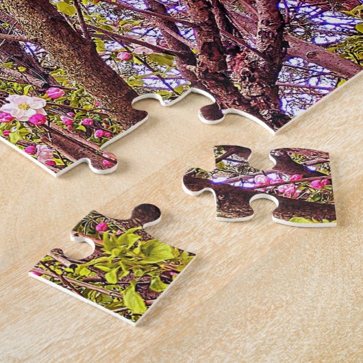 APPLE BLOSSOM TREE LEGPUZZEL (Zijkant)