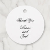 Apple Blossom Waterverf Stems Wedding Bedankjes Labels (Achterkant)