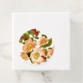 Apple Blossom Waterverf Stems Wedding Bedankjes Labels (In situ)