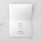 Apple Blossom Waterverf Stems Wedding Kaart (Binnen)