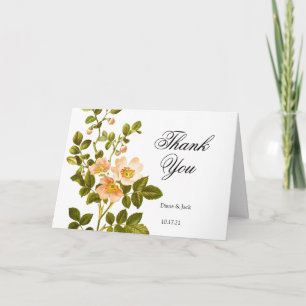 Apple Blossom Waterverf Stems Wedding Kaart