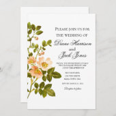 Apple Blossom Waterverf Stems Wedding Kaart (Voorkant / Achterkant)