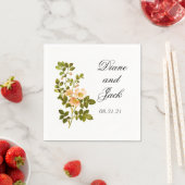 Apple Blossom Waterverf Stems Wedding Servet (Insitu)