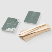 Apple Blossom Wedding Ceremony Handwaaier (Niet-gemonteerd)