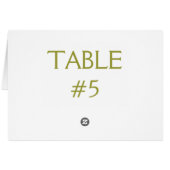 APPLE BLOSSOMS - CARTES DE TABLE - CÉLÉBRATION MAR (Dos Horizontal)