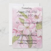 APPLE BLOSSOMS FAIRE-PART DE MARIAGE PERSONNALISAB (Dos)