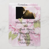 APPLE BLOSSOMS FAIRE-PART DE MARIAGE PERSONNALISAB (Devant / Derrière)