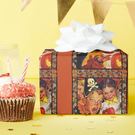 Apple Bobbing Gevaren Cadeaupapier (Verjaardagsfeest)