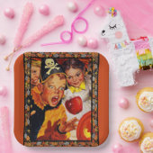 Apple Bobbing Gevaren Papieren Bordje (Feest)