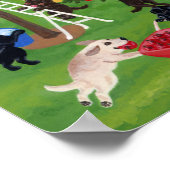 Apple Boerderij Labradors Artwork Poster (Hoek)