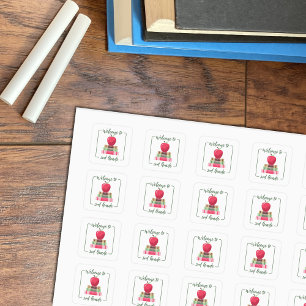 Apple Books Back-to-School Square Witte Stickers